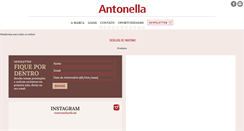 Desktop Screenshot of antonella.com.br