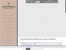 Tablet Screenshot of antonella.es